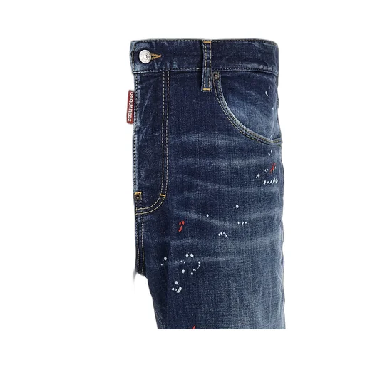 Dsquared2 Distressed Straight-Leg Jeans