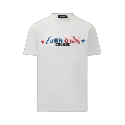 Dsquared2 Slogan-Printed Crewneck T-Shirt