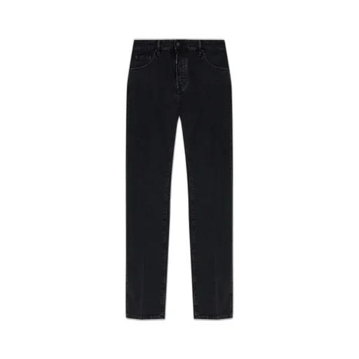 Dsquared2 Logo Patch Straight-Leg Jeans
