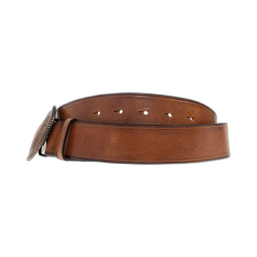 Dsquared2 X Magliano Logo Embossed Buckle Belt