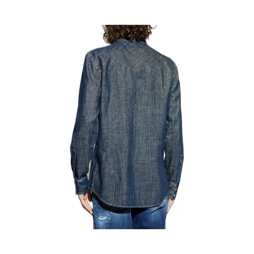 Dsquared2 Flap Pocket Denim Shirt