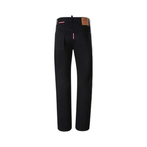 Dsquared2 Logo Patch Straight-Leg Jeans