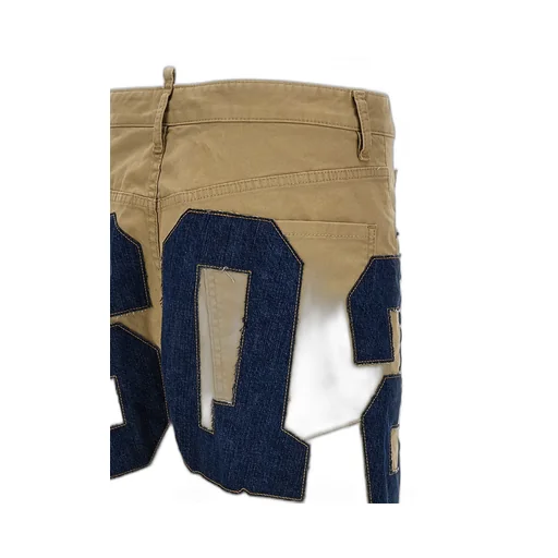 Dsquared2 Logo Patch Straight-Leg Trousers