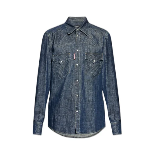 Dsquared2 Flap Pocket Denim Shirt