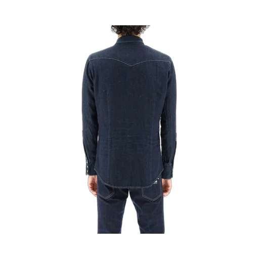 Dsquared2 Long-Sleeved Buttoned Denim Shirt