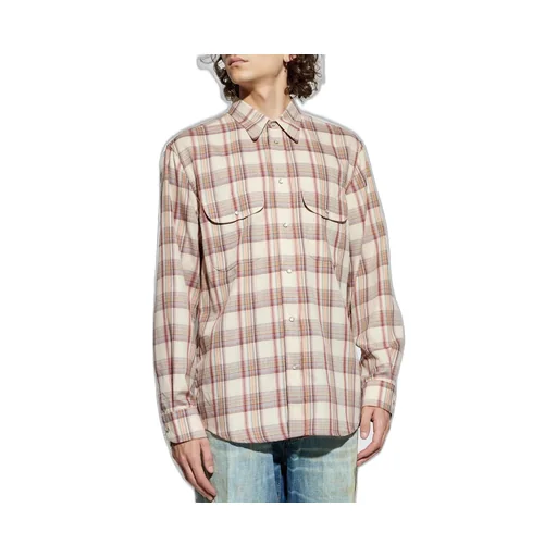 Dsquared2 Checked Curved Hem Shirt