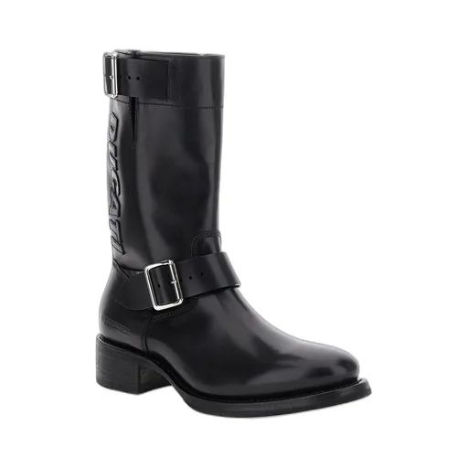 Dsquared2 X Ducati Buckle Strap Biker Boots