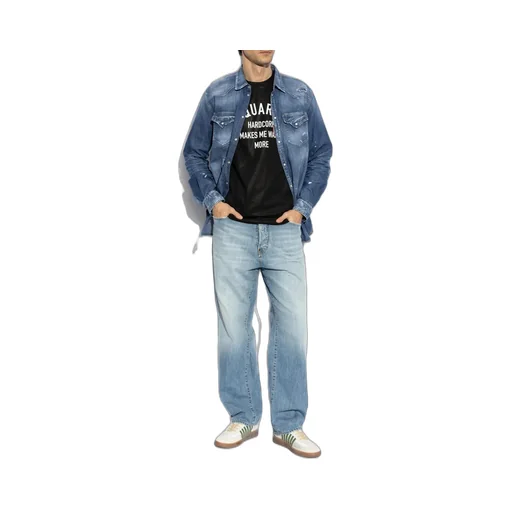 Dsquared2 Logo Printed Crewneck T-Shirt