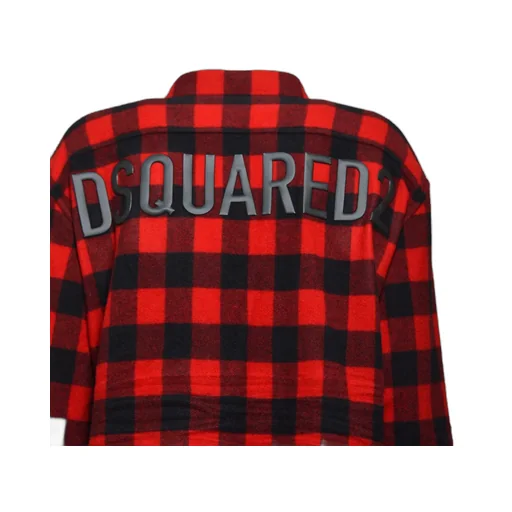 Dsquared2 Check-Pattern Logo Detailed Shirt
