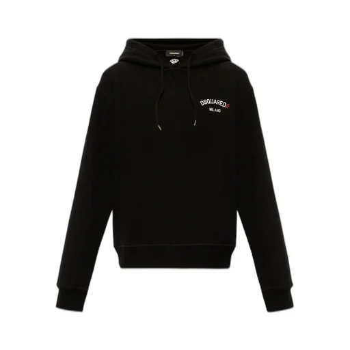 Dsquared2 Logo Printed Drawstring Hoodie