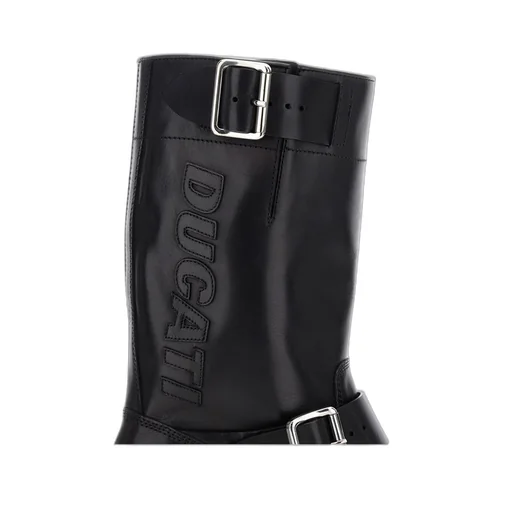 Dsquared2 X Ducati Buckle Strap Biker Boots