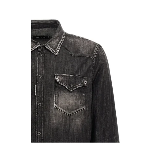 Dsquared2 Distressed Denim Shirt