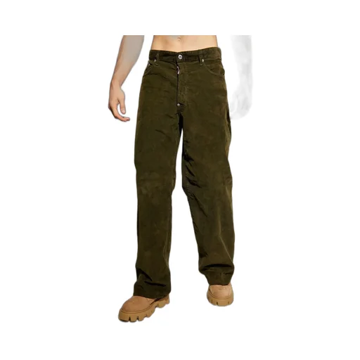 Dsquared2 Corduroy Straight-Leg Trousers