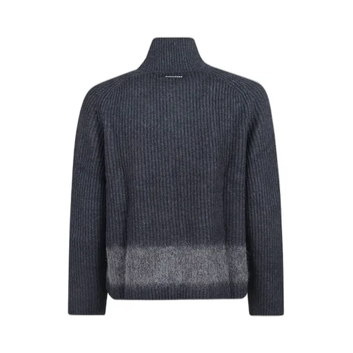 Dsquared2 High-Neck Zipped Knitted Cardigan