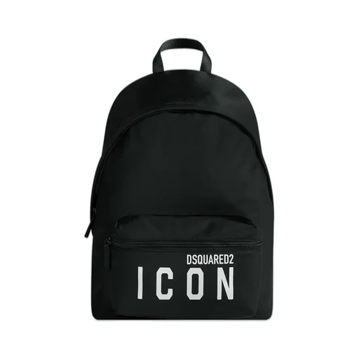 Dsquared2 Icon Logo Printed Zip-Up Backpack