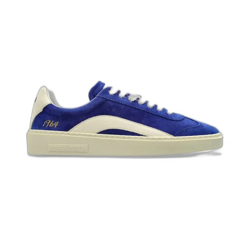 Dsquared2 Round-Toe Lace-Up Sneakers
