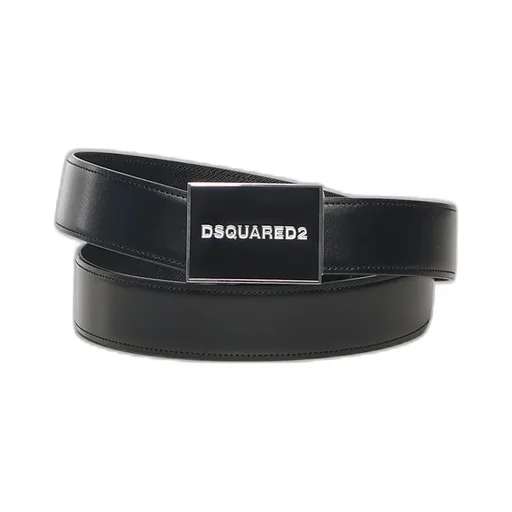 Dsquared2 Logo Plaque Buckle Belt