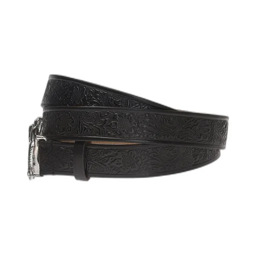 Dsquared2 Embossed Pattern Logo Buckle Belt