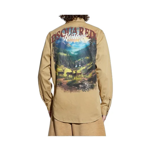 Dsquared2 Graphic Printed Shirt