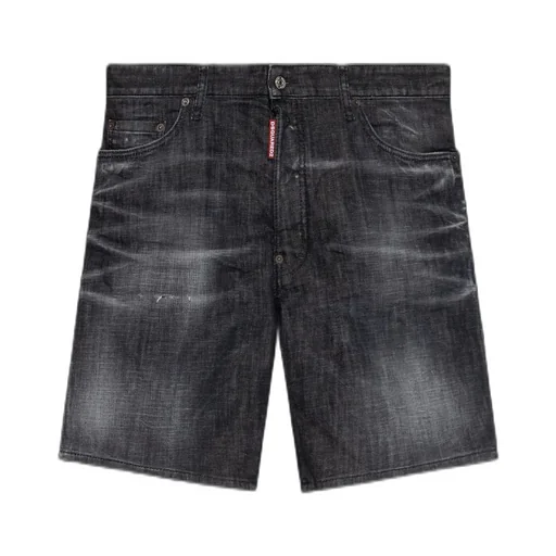 Dsquared2 Washed Denim Shorts