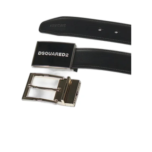 Dsquared2 Logo Plaque Buckle Belt