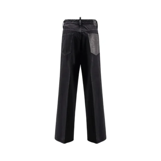 Dsquared2 Logo Patch Loose Fit Jeans