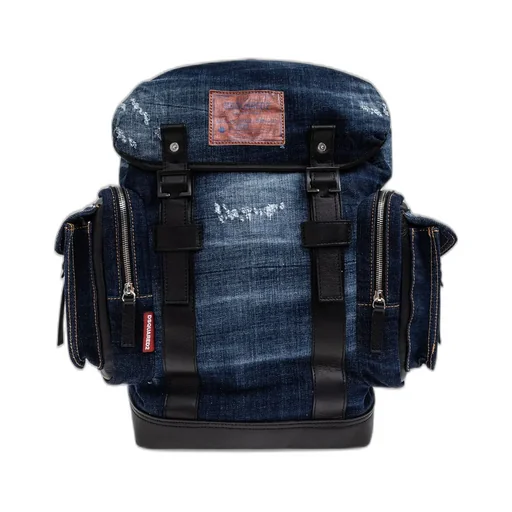 Dsquared2 Distressed Denim Backpack