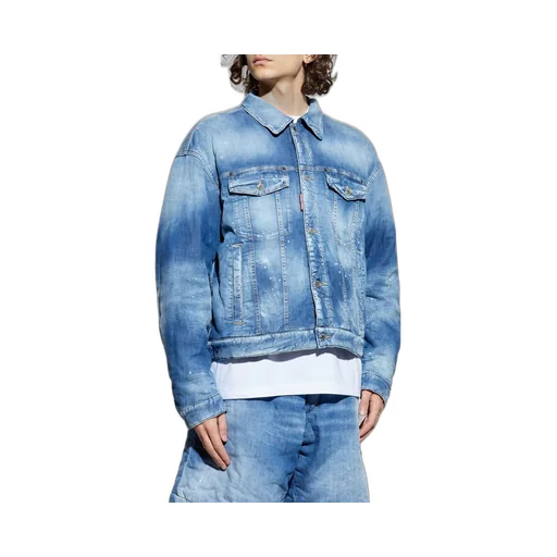 Dsquared2 Distressed Denim Jacket