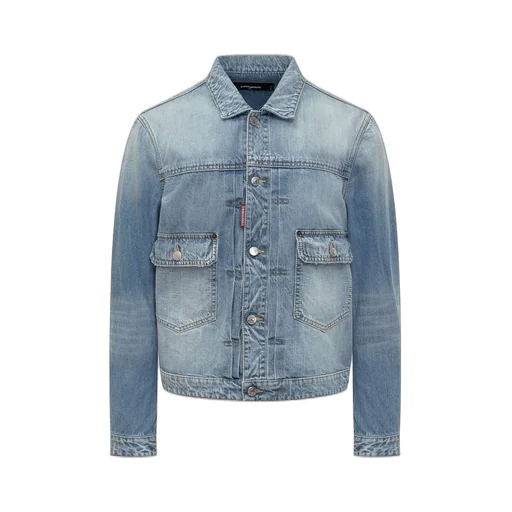 Dsquared2 Heritage Buttoned Denim Jacket