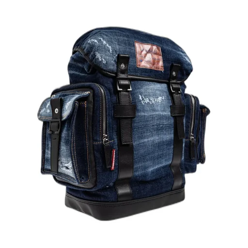 Dsquared2 Distressed Denim Backpack