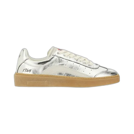 Dsquared2 Round-Toe Lace-Up Sneakers