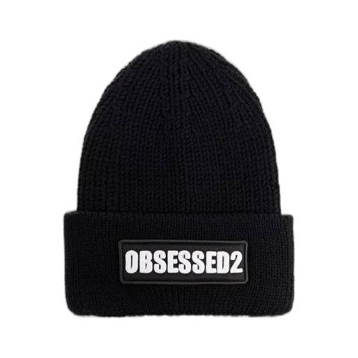 Dsquared2 Logo Patch Knitted Beanie