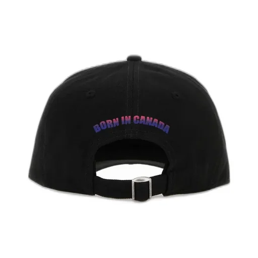 Dsquared2 Logo-Printed Curved Peak Distressed Baseball Cap