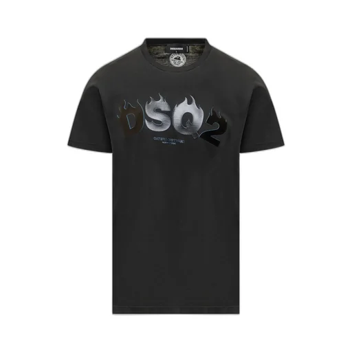 Dsquared2 Logo-Stamp Crewneck T-Shirt