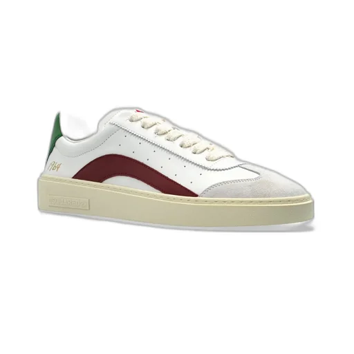 Dsquared2 Logo Patch Lace Up Sneakers