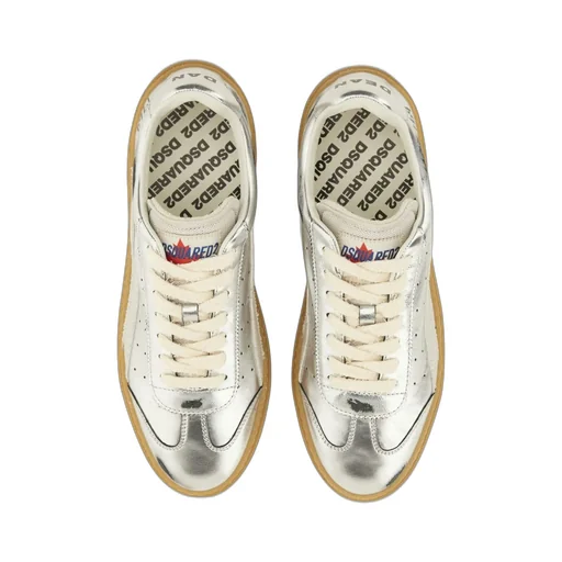 Dsquared2 Round-Toe Lace-Up Sneakers
