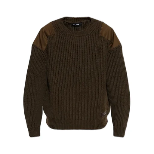 Dsquared2 Logo Patch Knitted Jumper