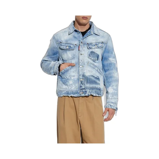 Dsquared2 Distressed Denim Jacket