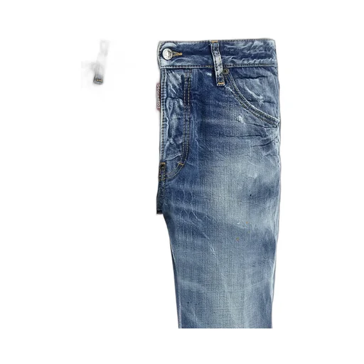 Dsquared2 Distressed Straight-Leg Cool Guy Jeans