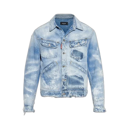 Dsquared2 Distressed Denim Jacket