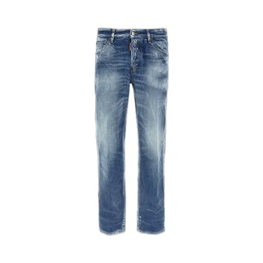 Dsquared2 Distressed Straight-Leg Cool Guy Jeans