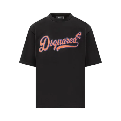 Dsquared2 Logo Patch Crewneck T-Shirt