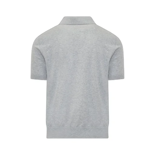 Dsquared2 D2 Logo Embroidered Knitted Polo Shirt