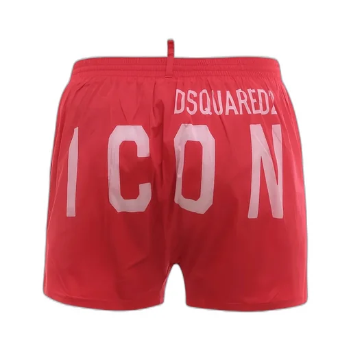 Dsquared2 Logo Printed Drawstring Swim Shorts