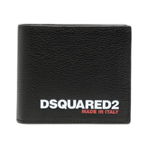 Dsquared2 Bob Logo Printed Bifold Wallet