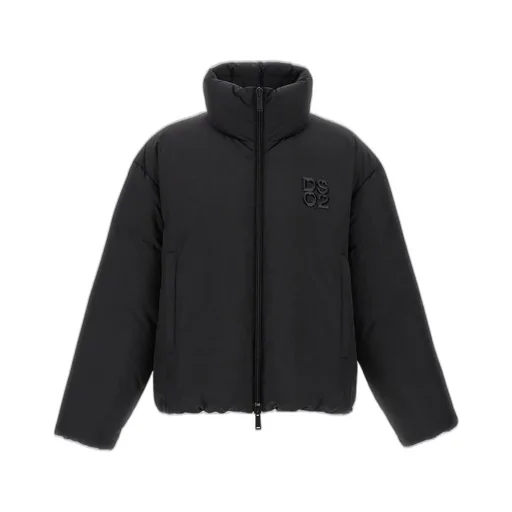 Dsquared2 Ball Zip-Up High Neck Padded Jacket