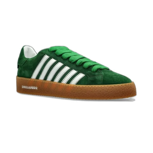 Dsquared2 Round-Toe Lace-Up Sneakers