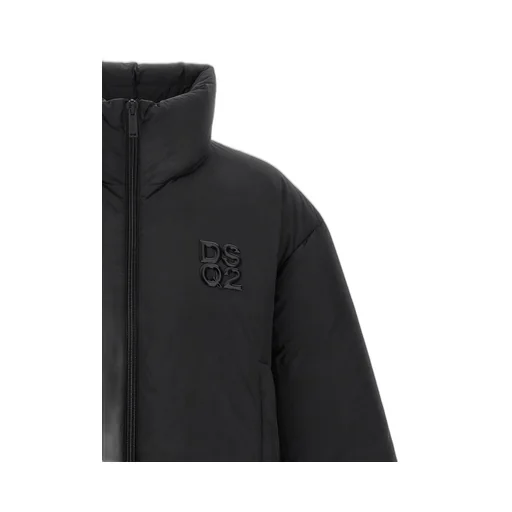 Dsquared2 Ball Zip-Up High Neck Padded Jacket