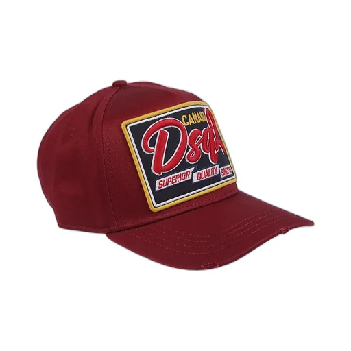 Dsquared2 Logo Embroidered Distressed Cap
