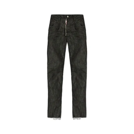 Dsquared2 Zip-Detailed Tapered Jeans